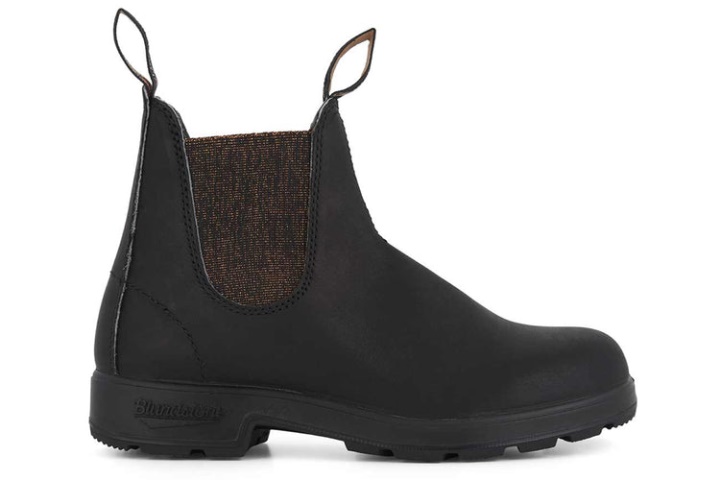 Blundstone حذاء رجالي جلدي 1924 أسود / برونز لامع