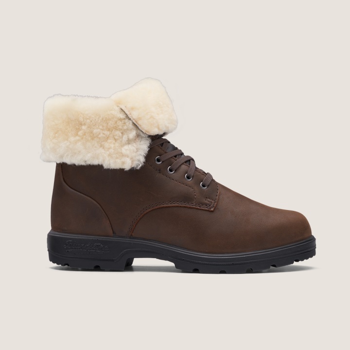 Blundstone الرجال الحرارية الدانتيل يصل الأحذية العتيقة البني