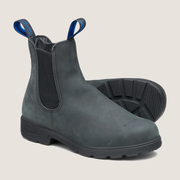 Blundstone المرأة الحرارية عالية أعلى الأحذية ريفي أسود