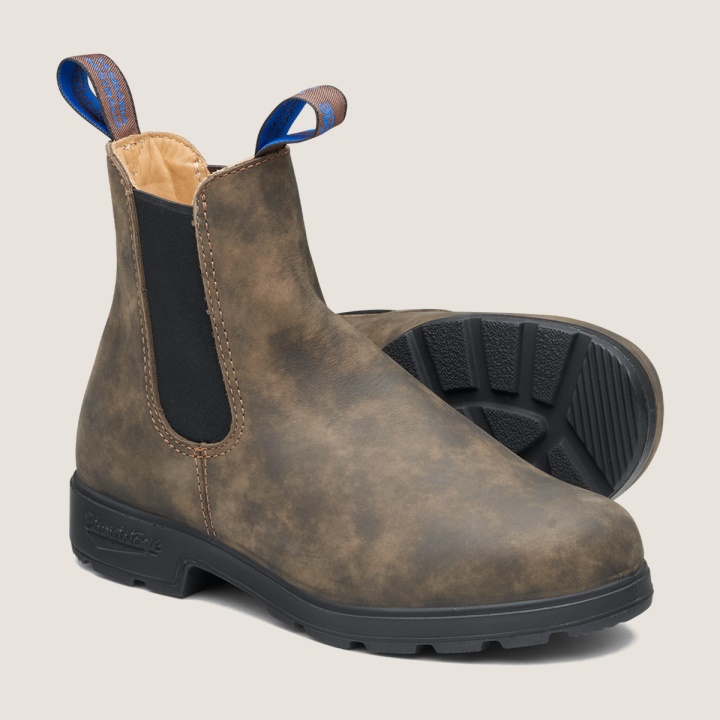 بوت حراري مرتفع للسيدات لون بني ريفي