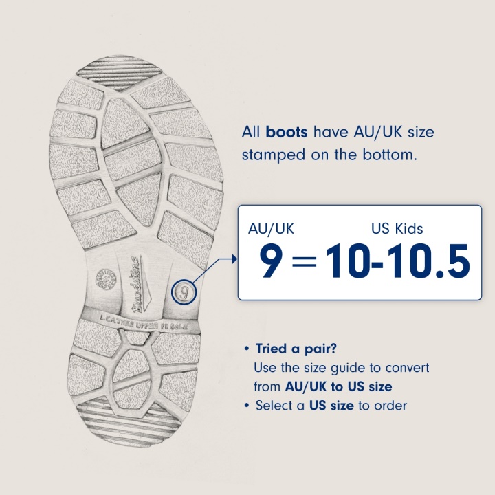 سلسلة Blundstone للأطفال تشيلسي أحذية براءات الاختراع الحمراء