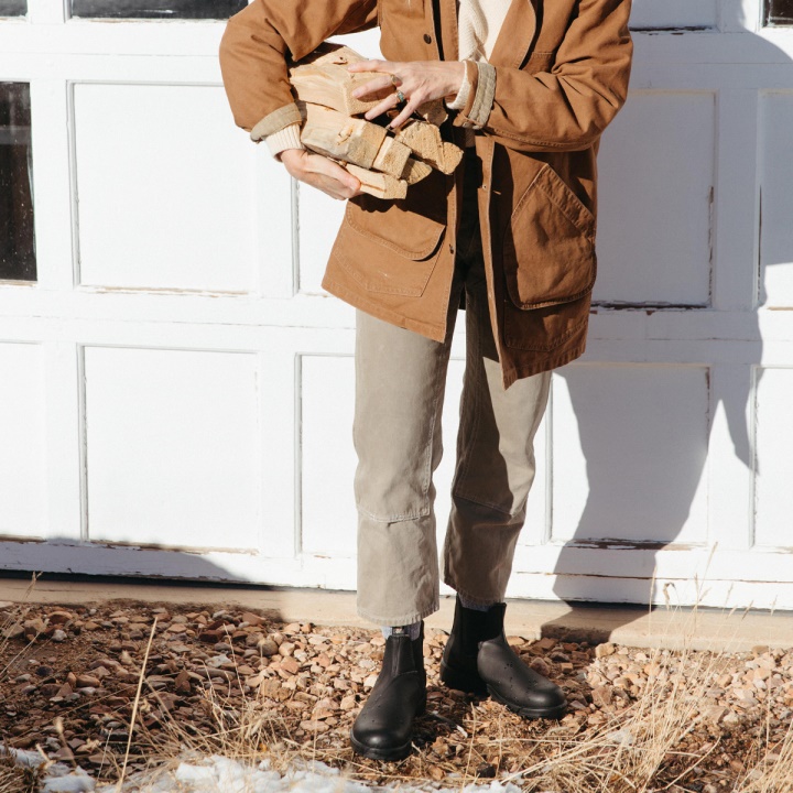 Blundstone المرأة كلاسيك جزمة تشيلسي أسود