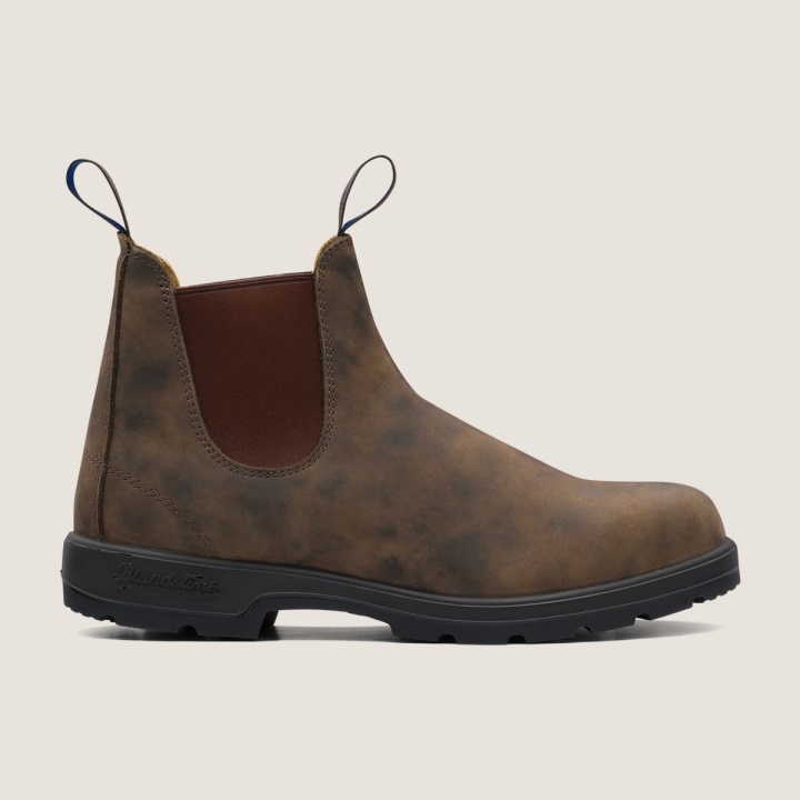 Blundstone حذاء تشيلسي الحراري للرجال بني ريفي