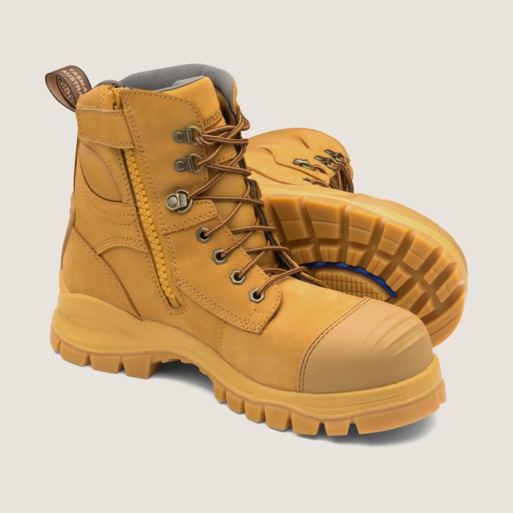سلسلة عمل Blundstone Zip Up جزمة القمح